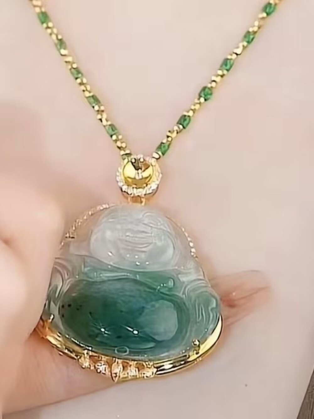Hot Selling Maitreya Buddha Pendant in Spring and Summer, High-end Feel, Light L
